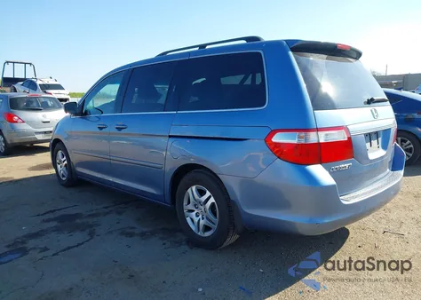 2007 Honda Odyssey Ex-L z USA, uszkodzony, nr VIN 5FNRL38677B056019